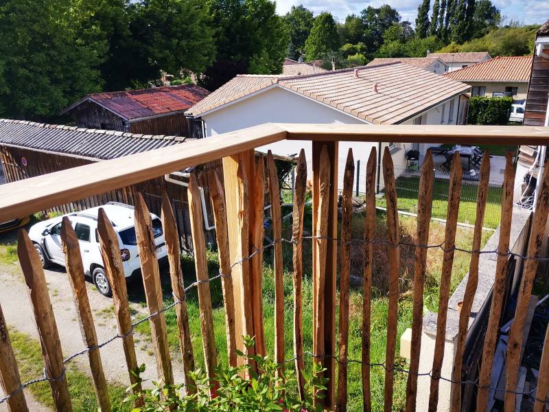 main courante en bois Hostens