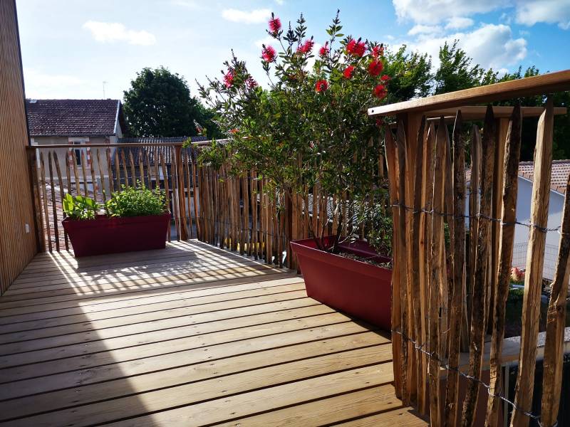 terrasse en pin classe IV prés de bordeaux
