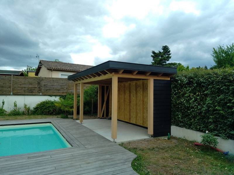 Fabrication d'un Pool house Bordeaux 33000