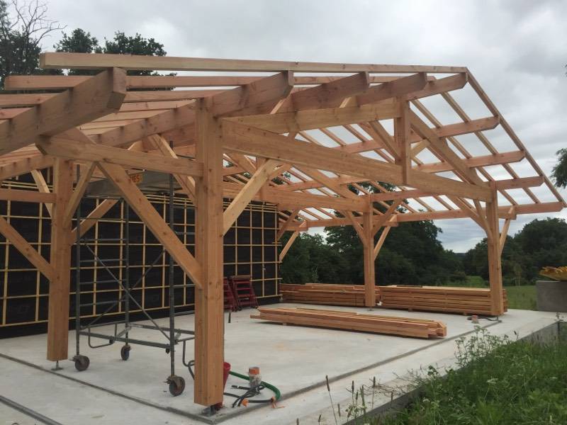 montage des ossatures bois 33