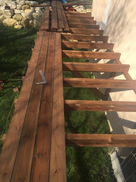 Lame terrasse Caillebotis Pin Sylvestre 33000
