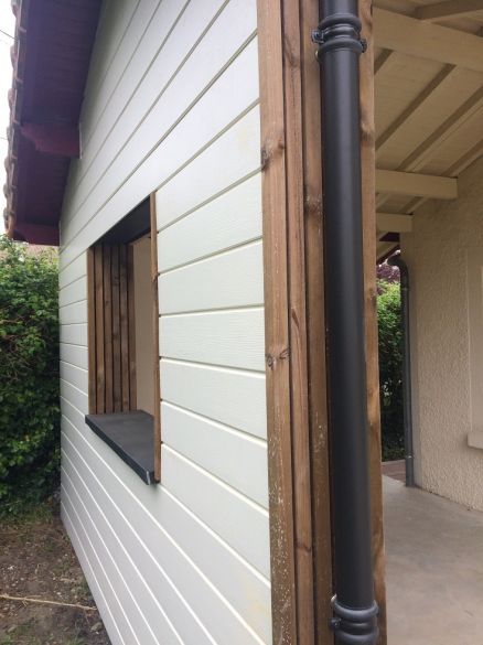 Gouttière en zinc quartz 33650